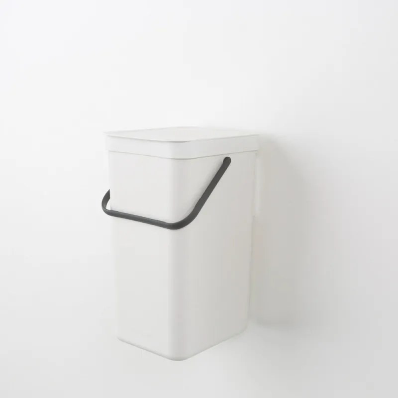 Brabantia Sort&Go κάδος χωριστής συλλογής 648978, 16 l, Χειρολαβή, Επιτοίχιος, Σκούρο γκρι