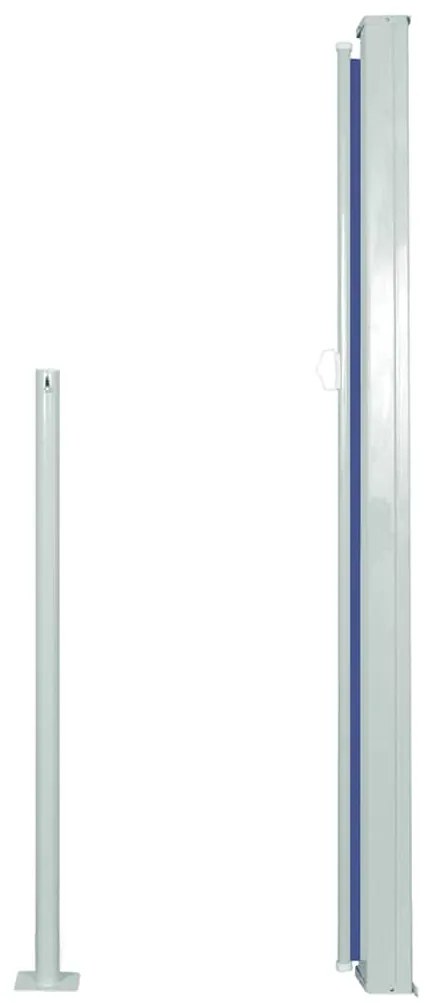 vidaXL Σκίαστρο Πλαϊνό Συρόμενο Βεράντας Μπλε 170 x 300 εκ.