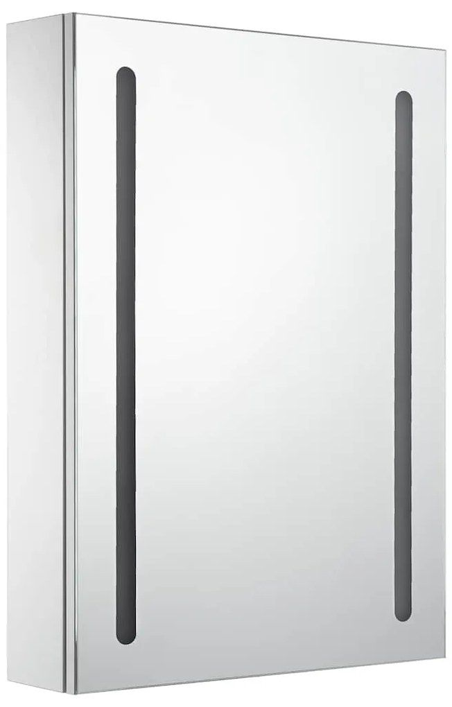 vidaXL Ντουλάπι Μπάνιου με Καθρέφτη και Φωτισμό LED 50 x 13 x 70 εκ.