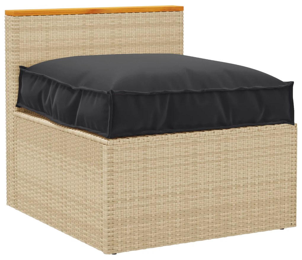 vidaXL Μαξιλάρι παλέτας για κάθισμα Μαύρο 70 x 70 x 12 cm