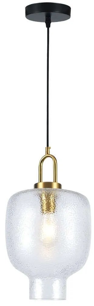 Φωτιστικό Οροφής Oslo 4312200 23x150cm 1xE27 40W Clear-Gold Viokef