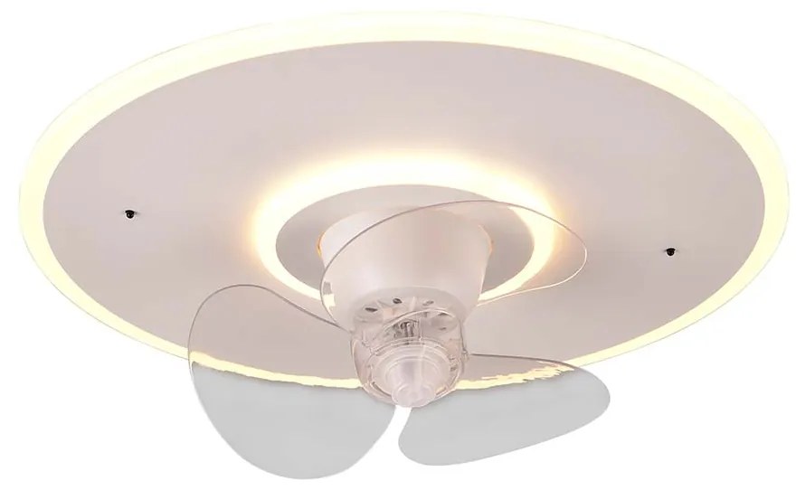 Ανεμιστήρας Οροφής RL Lighting Nybro R64133131 Λευκός Ματ με Φως