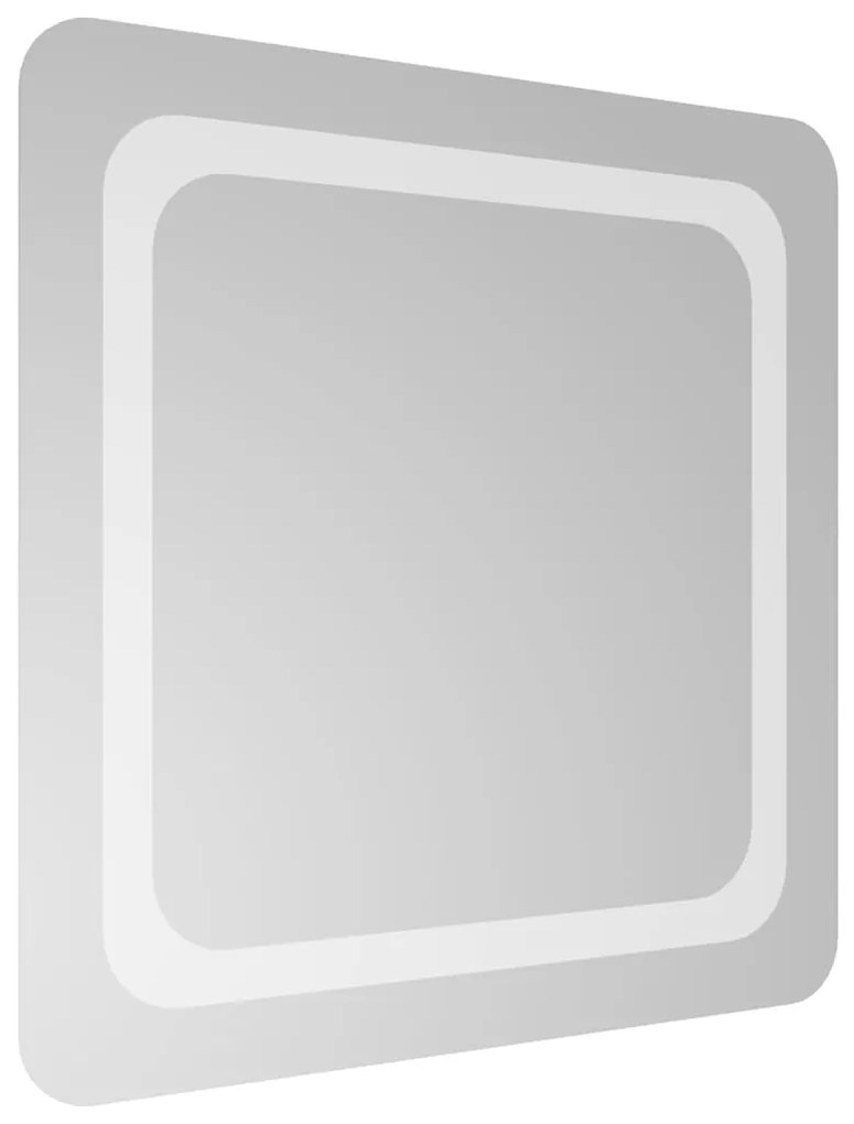 vidaXL Καθρέφτης Μπάνιου με LED 50x50 εκ.