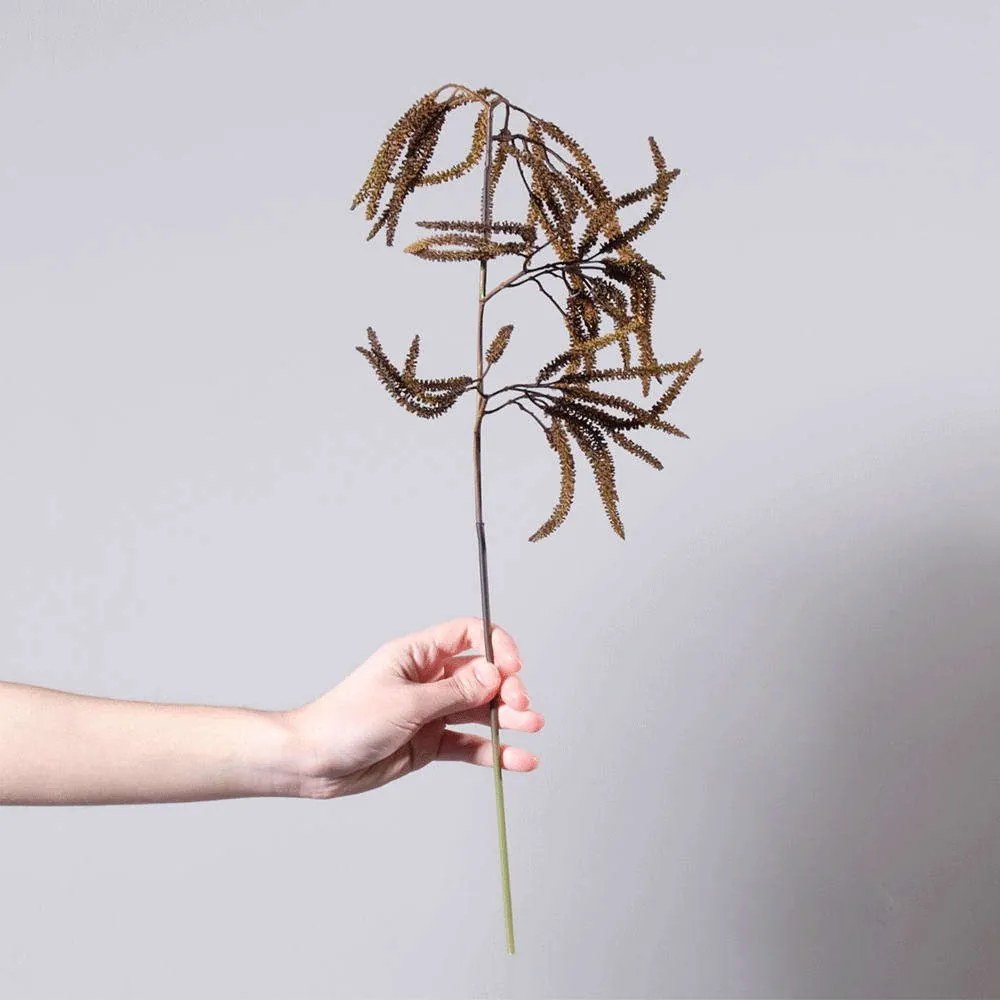 Τεχνητό Κλαδί Φουντουκιά 3741-7 23x61cm Brown Supergreens Πολυέστερ
