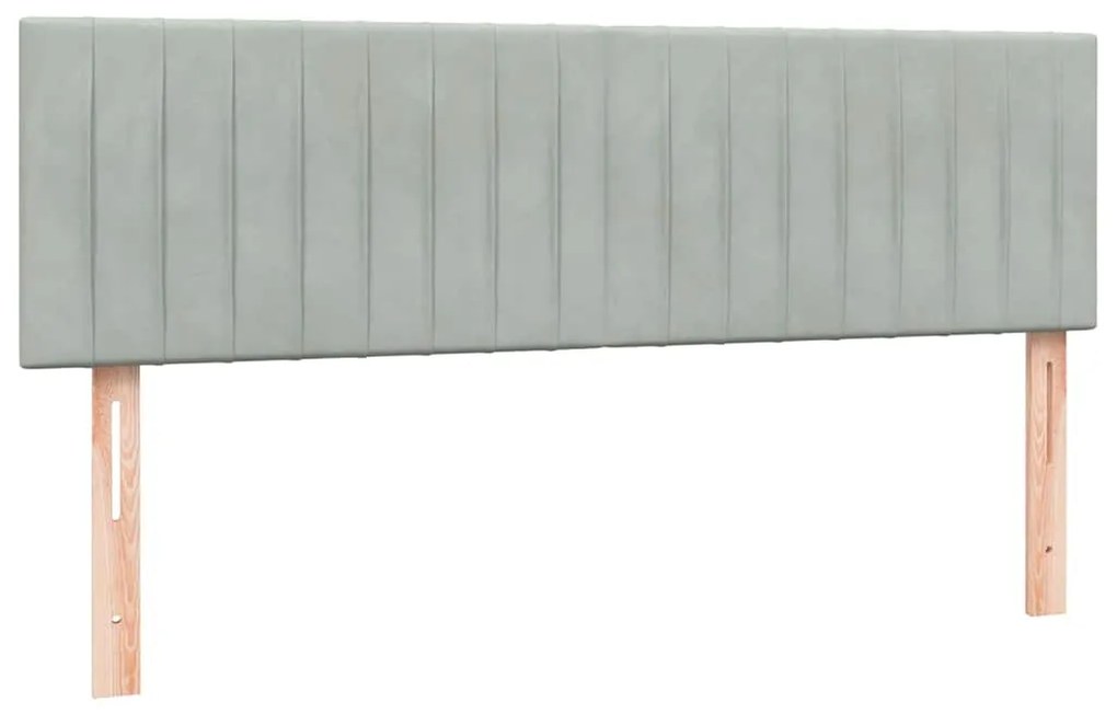 ΚΡΕΒΑΤΙ BOXSPRING ΜΕ ΣΤΡΩΜΑ ΑΝΟΙΧΤΟ ΓΚΡΙ 140X210 ΕΚ. ΒΕΛΟΥΔΙΝΟ 3317073