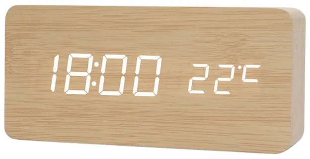 Ψηφιακό ρολόι - Ξυπνητήρι - ET010 - 909436 - Beige-909436_be