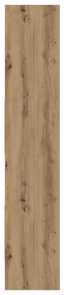 vidaXL Βιβλιοθήκη artisan δρυς 40 x 35 x 180 εκ. Επεξεργασμένο ξύλο