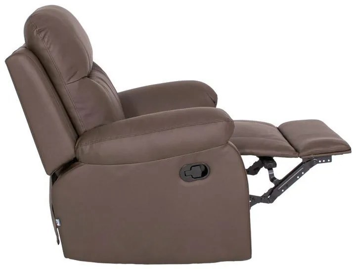 Πολυθρόνα Relax Chicago 1122 Fylliana Γκρί Τεχνόδερμα 97x90x100 εκ. 97x90x100 εκ.