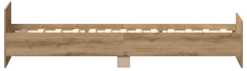 Πλαίσιο κρεβατιού χωρίς στρώμα 90x190 εκ. Επεξεργασμένο Ξύλο - Καφέ