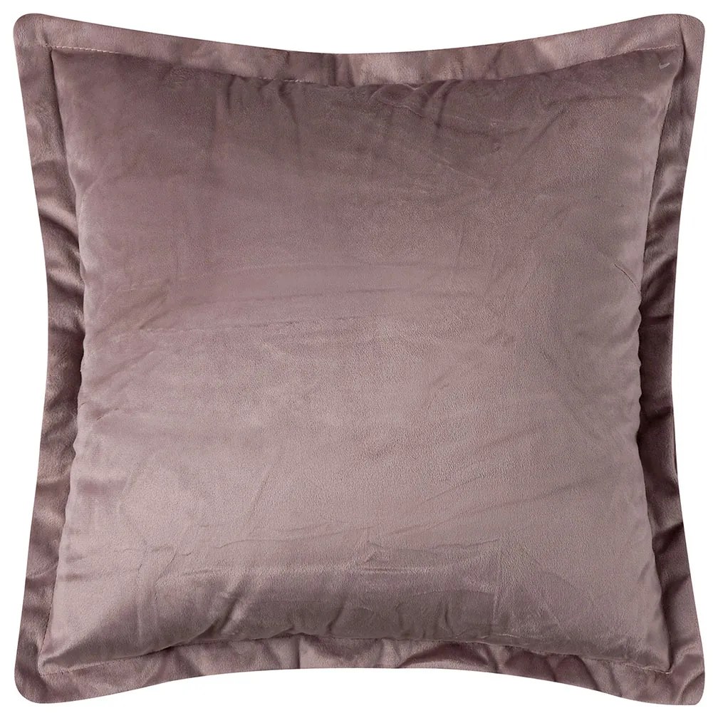 Βελουτέ Διακοσμητική Μαξιλαροθήκη (45x45) Silk Fashion A804 Συκλαμέν