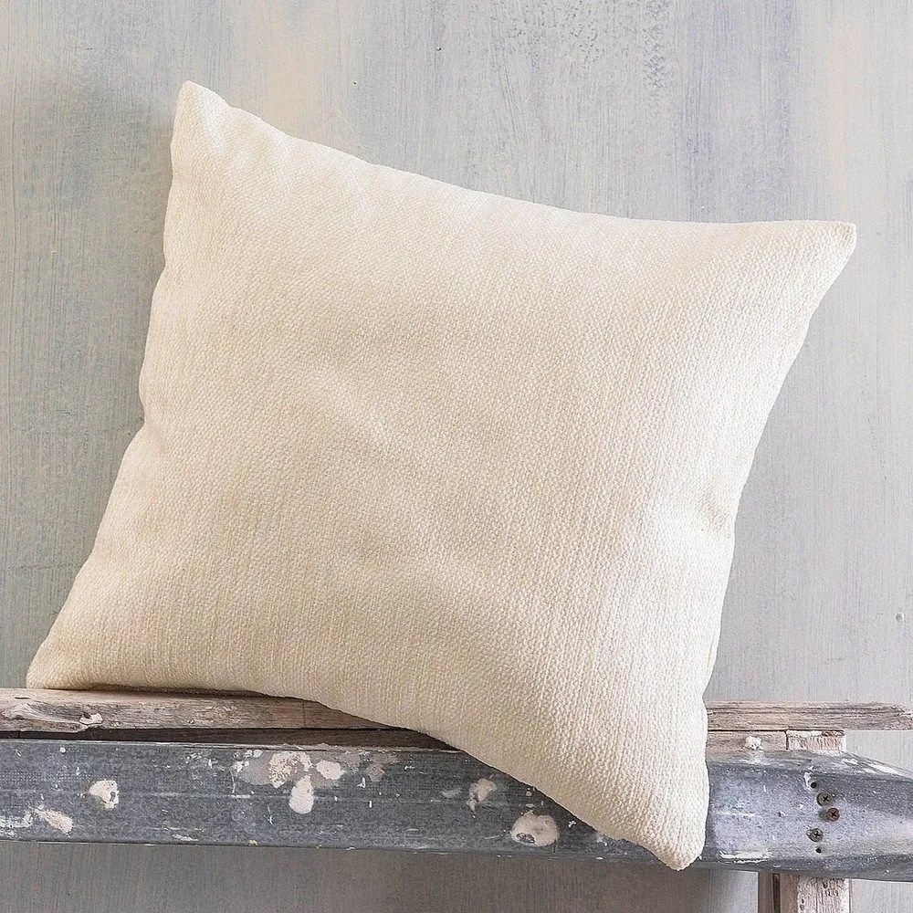 Μαξιλαροθήκη Διακοσμητική Essie Ecru Ρυθμός 40Χ40 Chenille,Cotton,Polyester