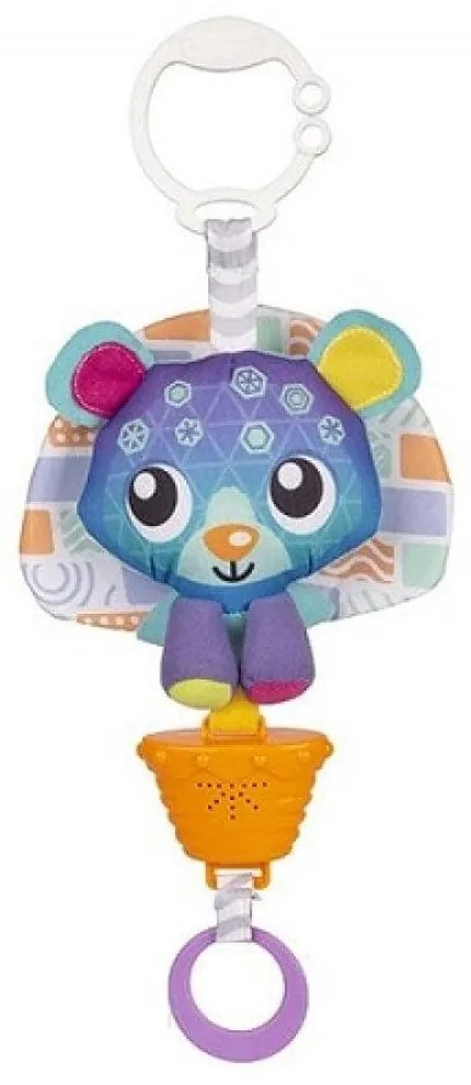 Κρεμαστό Παιχνίδι Καροτσιού Με Ήχους Polar Pals Musicak Pullstring Bear 0188320 0+ Μηνών Multi Playgro