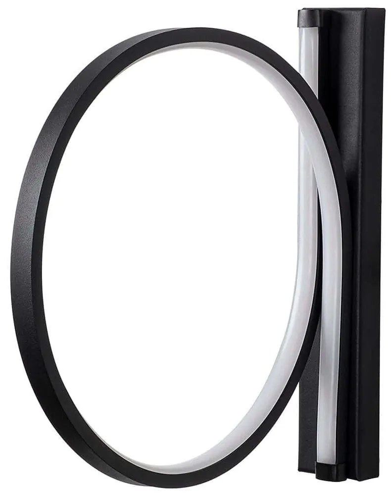 Φωτιστικό Τοίχου - Απλίκα Halka 119FRS1104 50x30cm Led 12W 3000K Black Opviq