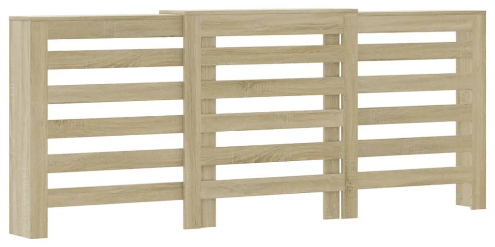 vidaXL Κάλυμμα Καλοριφέρ Sonoma Δρυς 205x21,5x83,5εκ. Επεξ. Ξύλο
