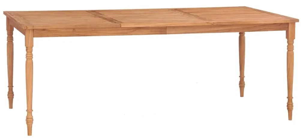vidaXL Τραπέζι Batavia 200 x 100 x 75 εκ. από Μασίφ Ξύλο Teak