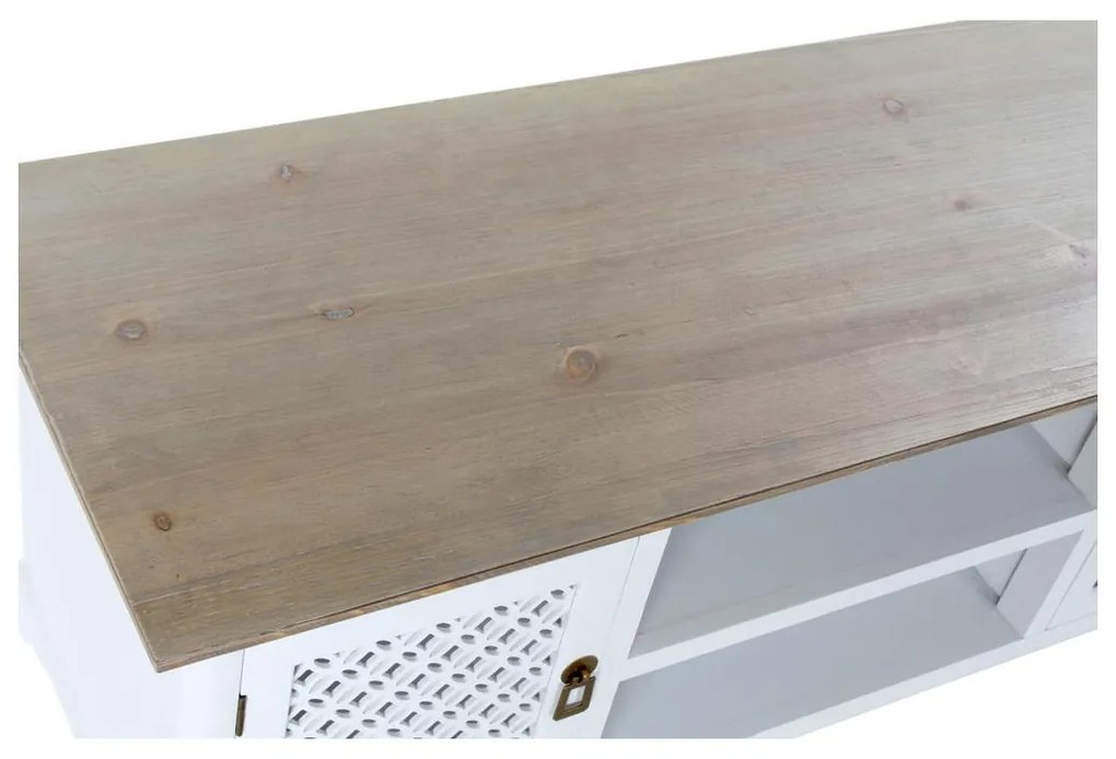 Τηλεόραση DKD Home Decor 8424001812066 Λευκό Πολύχρωμο Ανοιχτό καφέ Έλατο 120 x 45 x 58 cm