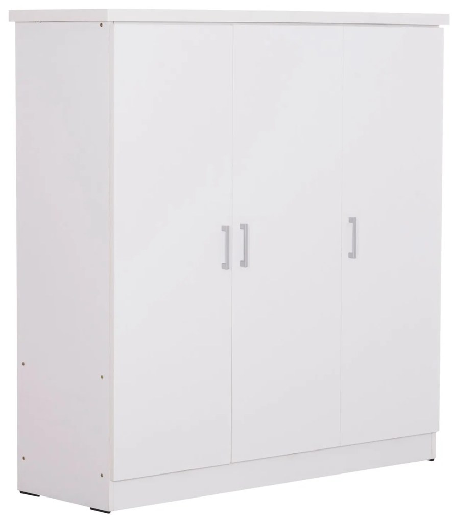 ΝΤΟΥΛΑΠΑ 3ΦΥΛΛΗ ΜΕ ΡΑΦΙΑ FUENTO HM2482.02 ΛΕΥΚΗ ΜΕΛΑΜΙΝΗ 120-116x40x123,5Υεκ.