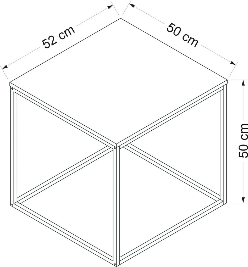 Coffee Table Basak - Anthracite Anthracite