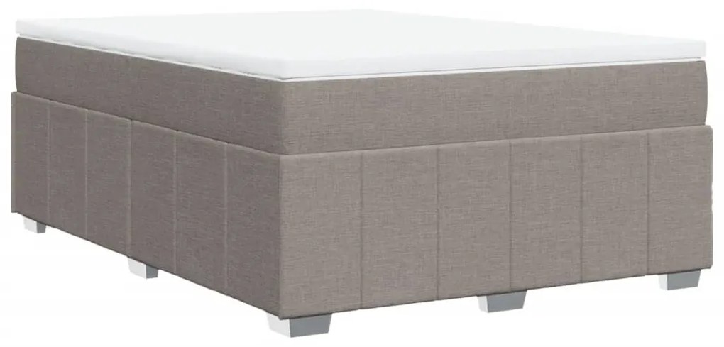 ΚΡΕΒΑΤΙ BOXSPRING ΜΕ ΣΤΡΩΜΑ TAUPE 140X190 ΕΚ. ΥΦΑΣΜΑΤΙΝΟ 3285474