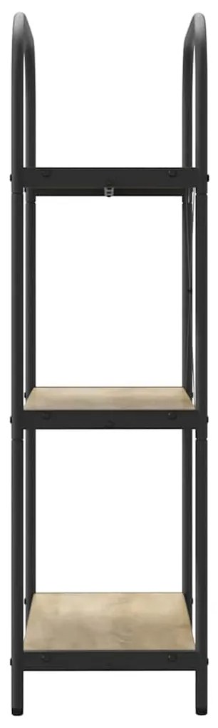 vidaXL Ράφι Βιβλίων Sonoma Δρυς 60 x 30 x 109 εκ Επεξεργασμένο ξύλο