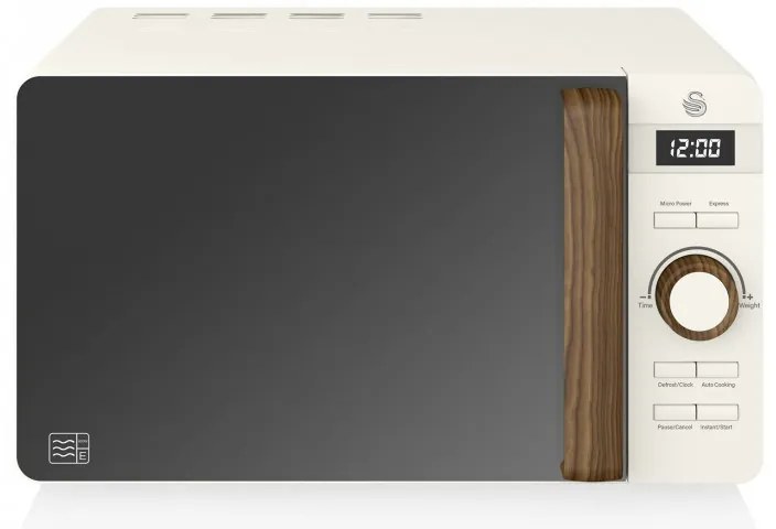 Προϊόν με ανοιχτή συσκευασία: Φούρνος μικροκυμάτων Swan SM22036LWHTN, 20 l, 800W, Split, Timer, Λευκό