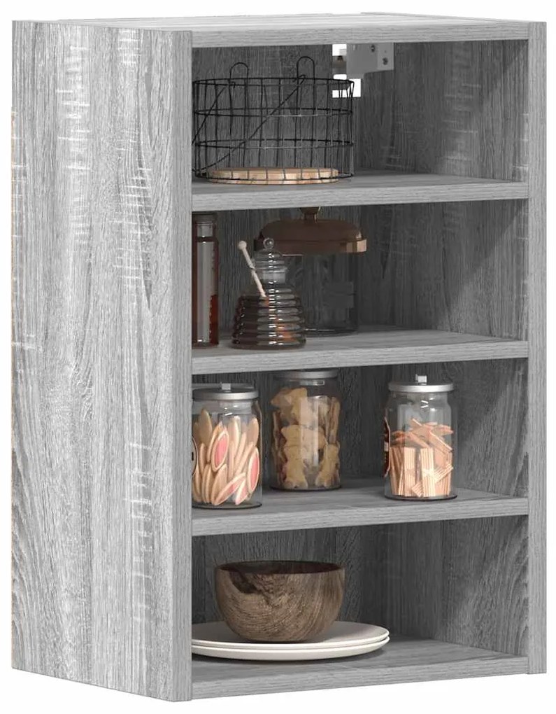 Κρεμαστό Ντουλάπι "Riga" Γκρι Sonoma 40x29,5x60 εκ. από Τεχνητό Ξύλο