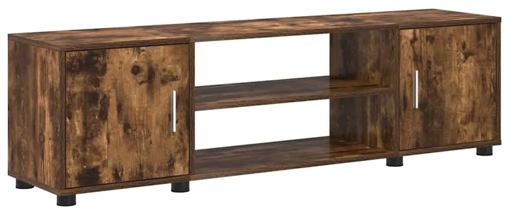 vidaXL Σετ επίπλου τηλεόρασης 4 pcs Καπνιστή Σημίδα Επεξεργασμένο ξύλο