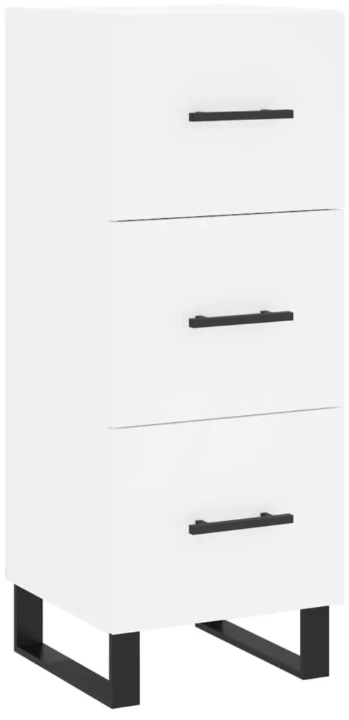 vidaXL Ντουλάπι Λευκό 34,5 x 34 x 90 εκ. από Επεξεργασμένο Ξύλο