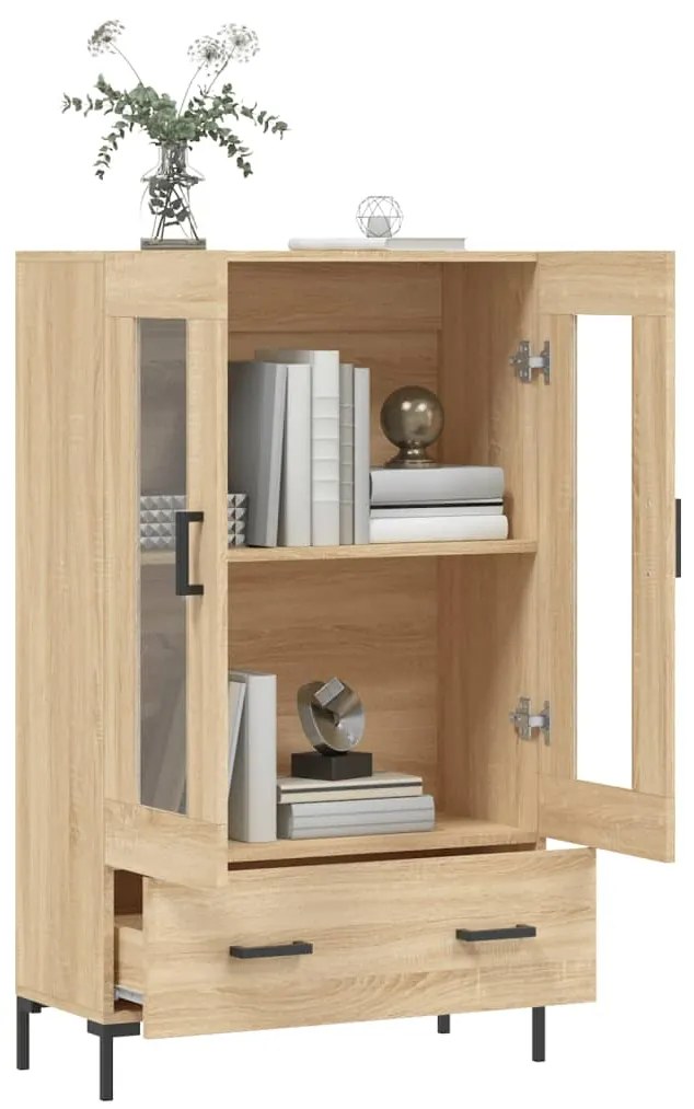 vidaXL Ντουλάπα Sonoma Δρυς 69,5 x 31 x 115 εκ. από Επεξεργασμένο Ξύλο