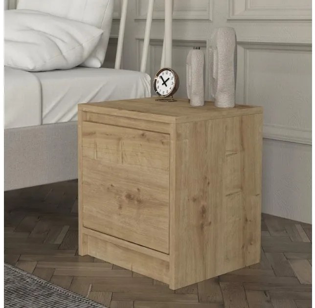 Κομοδίνο Conve Megapap sapphire oak 40x35x45εκ. GP042-0269,1-GP042-0269,1-Καφέ GP042-0269,1