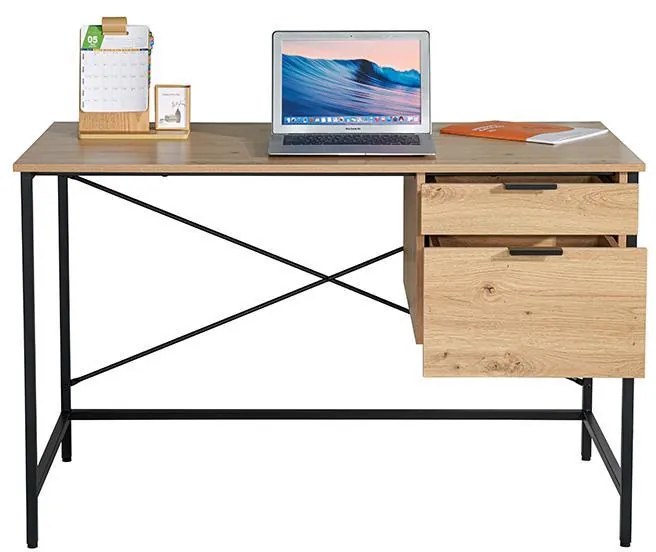 Γραφείο Edge 1932 Fylliana Μεταλλικό Sonoma - Artisan 120x60x76 εκ. 120x60x76 εκ.