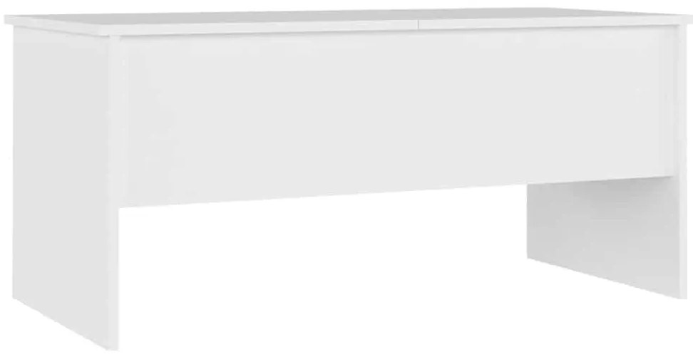 vidaXL Τραπεζάκι Σαλονιού Λευκό 102x50,5x46,5 εκ. Επεξεργασμένο Ξύλο