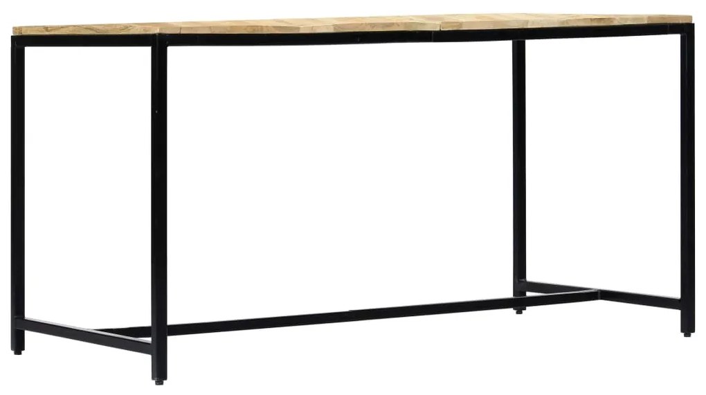 vidaXL Τραπεζαρία 140 x 70 x 75 εκ. από Μασίφ Ακατέργαστο Ξύλο Μάνγκο