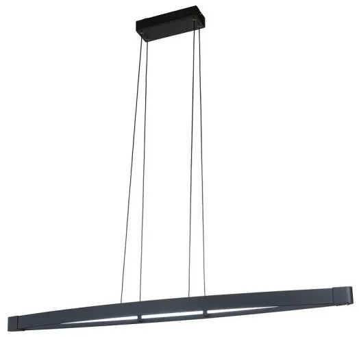 Κρεμαστό Φωτιστικό Οροφής LED 28W Fenga Μαύρο 2700/3350/4000K 61068 Fischer Honsel-61068-Μαύρο 61068