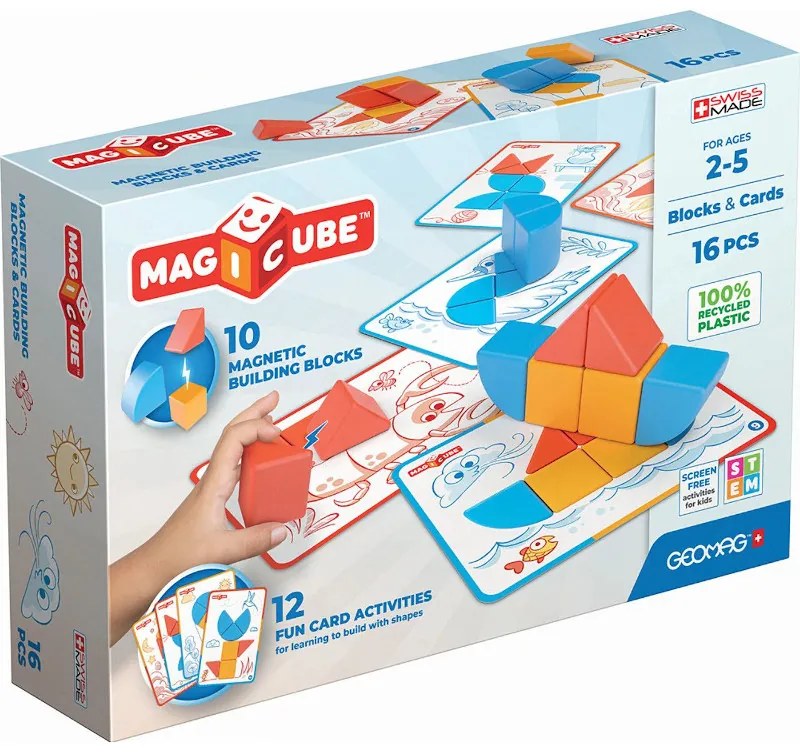 Geomag Magicube Blocks & Cards 16