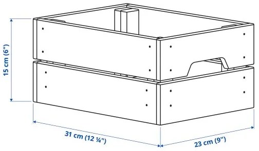 KNAGGLIG κουτί, πεύκο 102.923.57