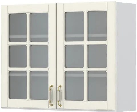 Ντουλάπι κρεμαστό Toscana V7-90-2KS με βιτρίνα