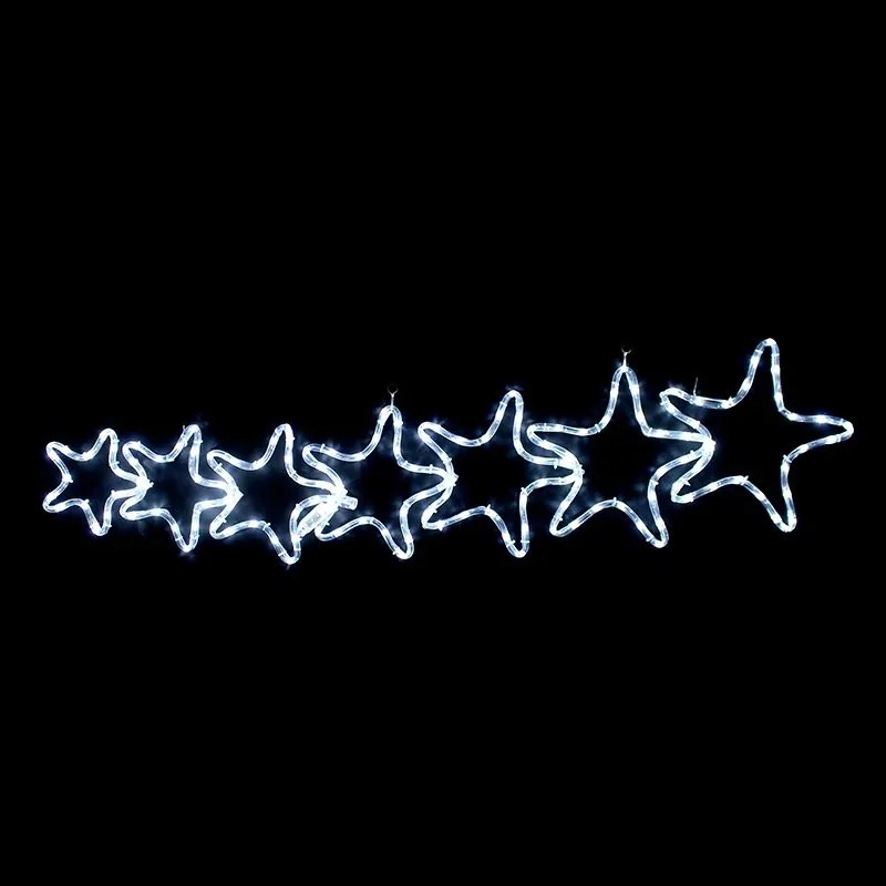 Φωτοσωλήνας με σχέδιο Seven stars LED-Cool White  (10 τεμάχια)