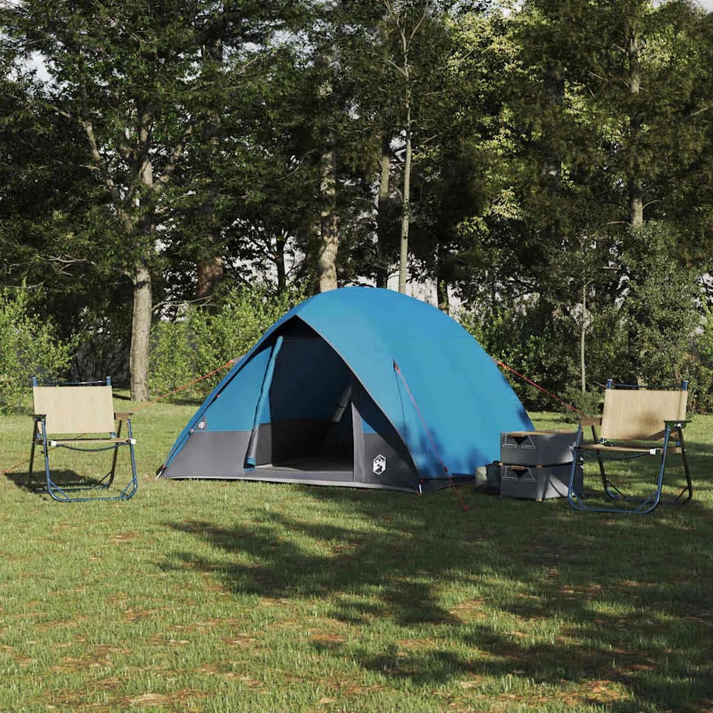 vidaXL Σκηνή Camping Μπλε 275 x 230 x 140 εκ. Πολυεστέρας