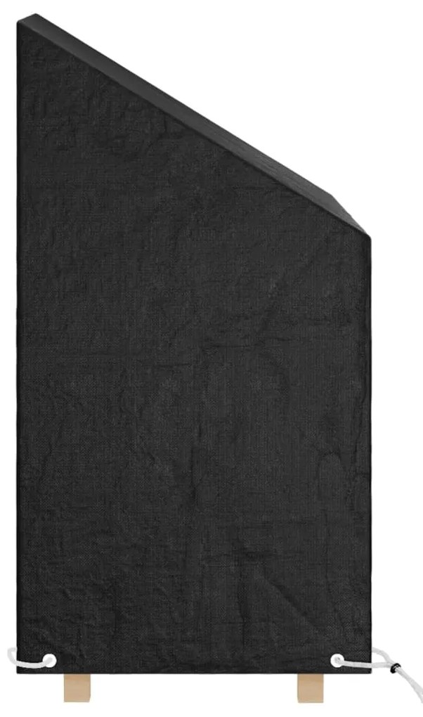 vidaXL Κάλυμμα Καρέκλας με 8 Κρίκους 65x65x80/120 εκ. Πολυαιθυλένιο