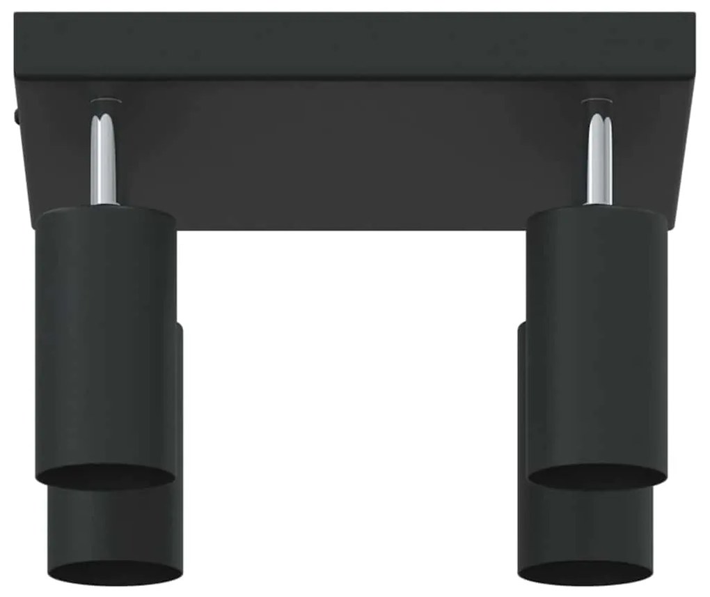 vidaXL Σποτ οροφής Μαύρο 26 x 26 x 16.5 εκ Ατσάλι