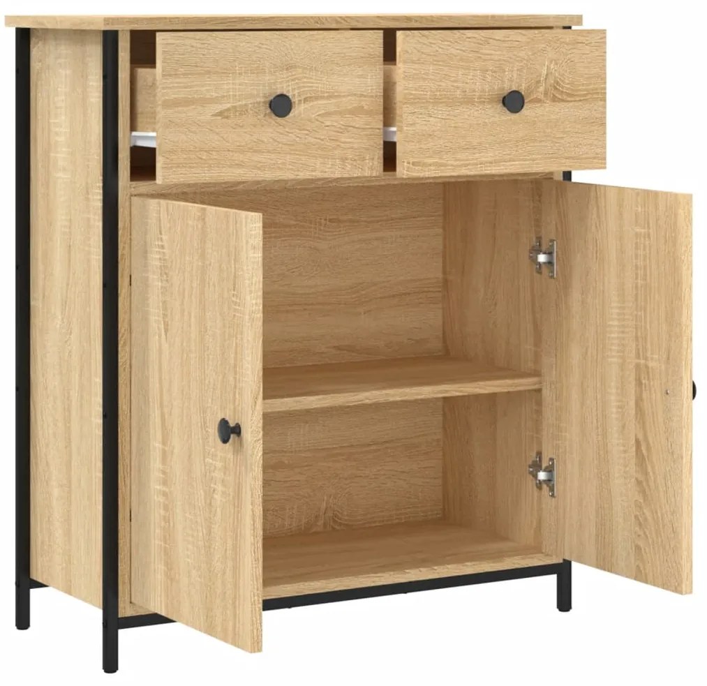 vidaXL Ντουλάπι Sonoma Δρυς 70x30x80 εκ. Επεξεργασμένο Ξύλο