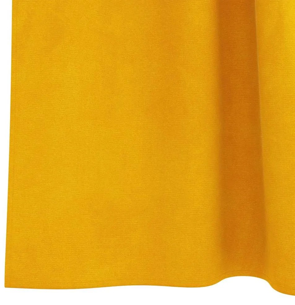 vidaXL Κουρτίνες 2 pcs Χαμομηλί κίτρινο 140 x 175 cm Βελούδο