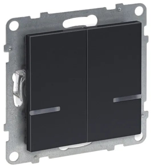 Σύνδεσμος Διπλός Διακόπτη Με Ουδέτερο Dark Grey  SEANO 765942 Legrand 765942