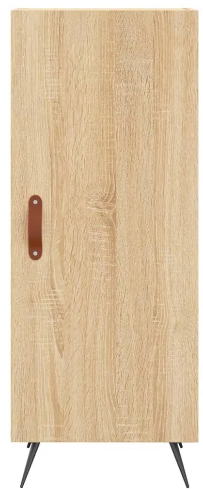 vidaXL Μπουφές Sonoma δρυς 34,5 x 34 x 180 εκ. από Επεξεργασμένο Ξύλο