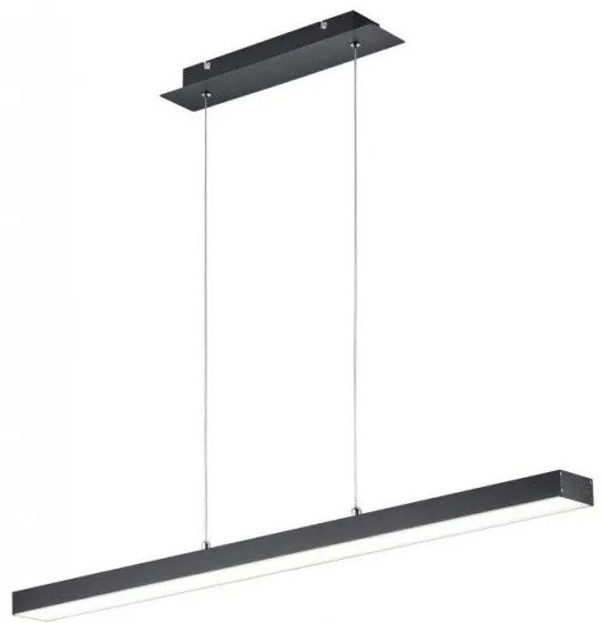 Γραμμικό Φωτιστικό Κρεμαστό Οροφής Agano L100 Trio Lighting R32801132 Μαύρο