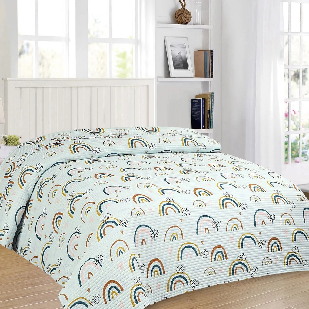 Κουβερλί Μονό (160x220) AdamHome Rainbow 6020