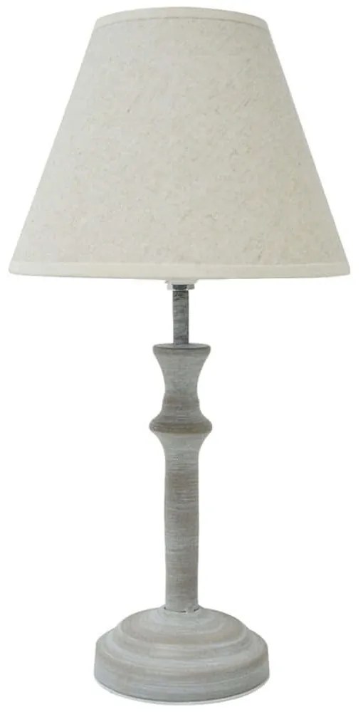 Φωτιστικό Επιτραπέζιο 845453 19x19x37cm E14 40W Antique Grey-Beige Ankor