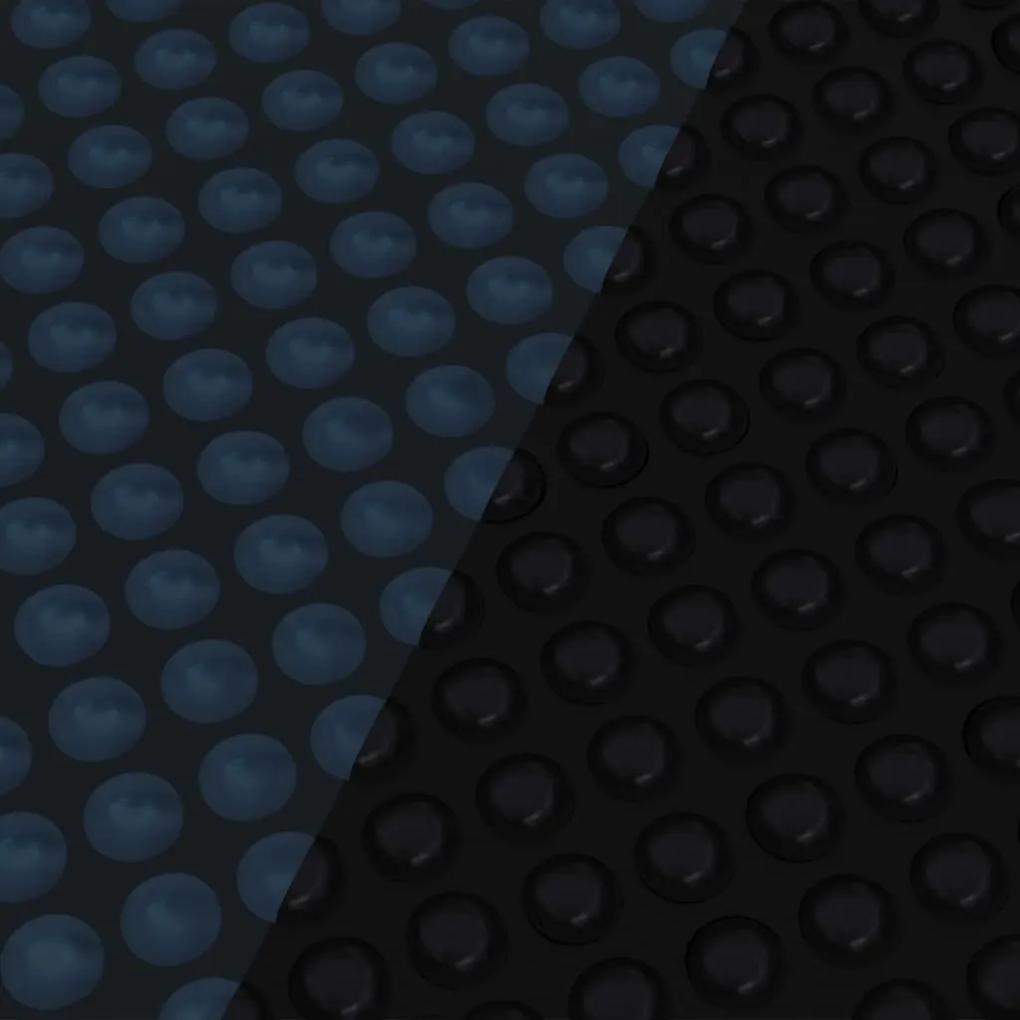 vidaXL Κάλυμμα Πισίνας Ηλιακό Μαύρο/Μπλε 1200x600 εκ. Πολυαιθυλένιο