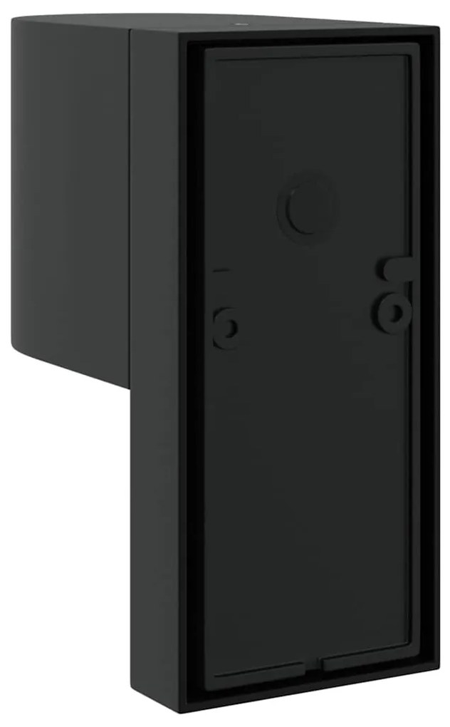 vidaXL Εξωτερικά Φωτιστικά Τοίχου 2 pcs Μαύρο 12 x 7 x 15 εκ.